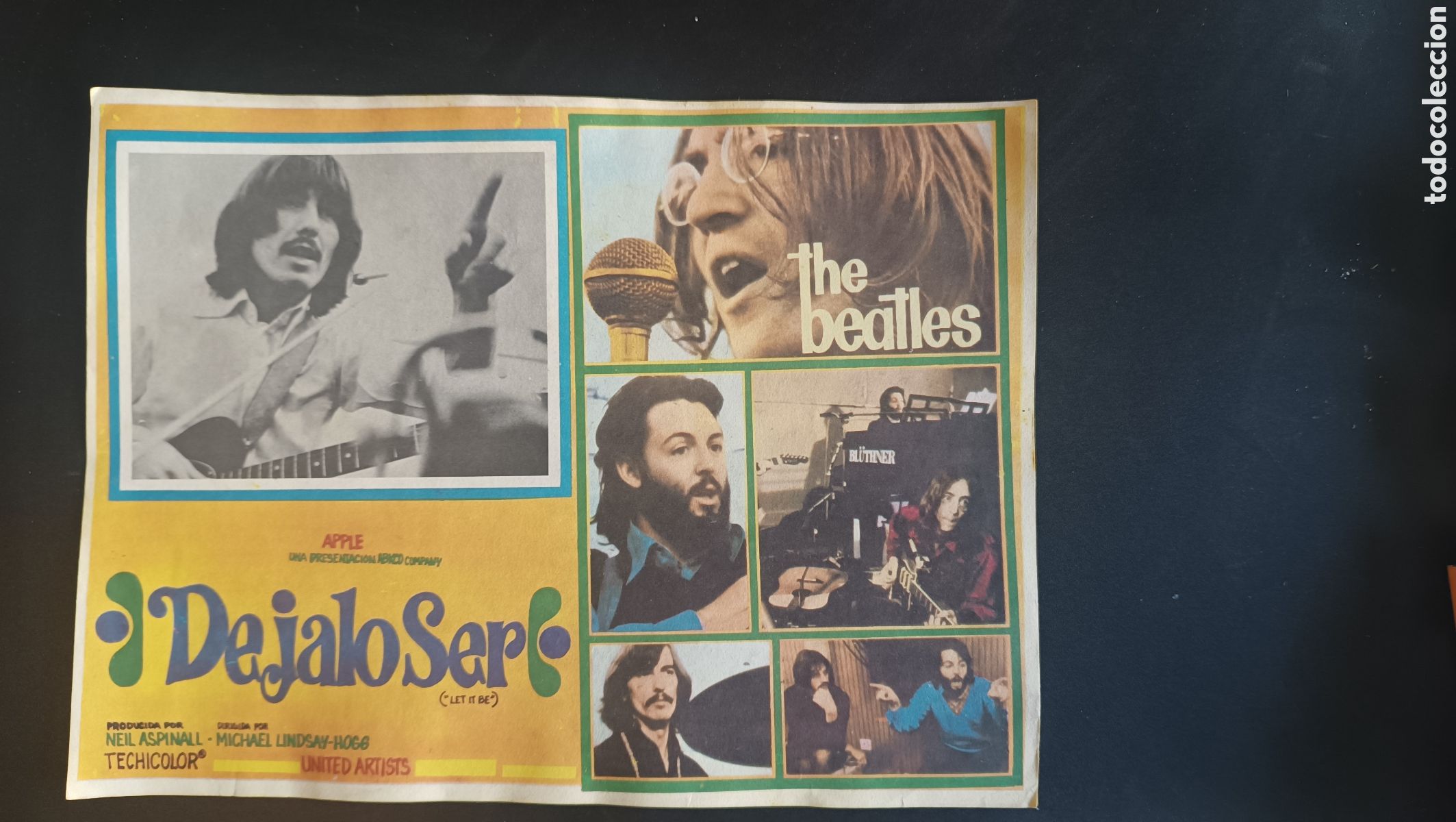 Carteles Publicitarios: The beatles let It be d&eacute;jalo der