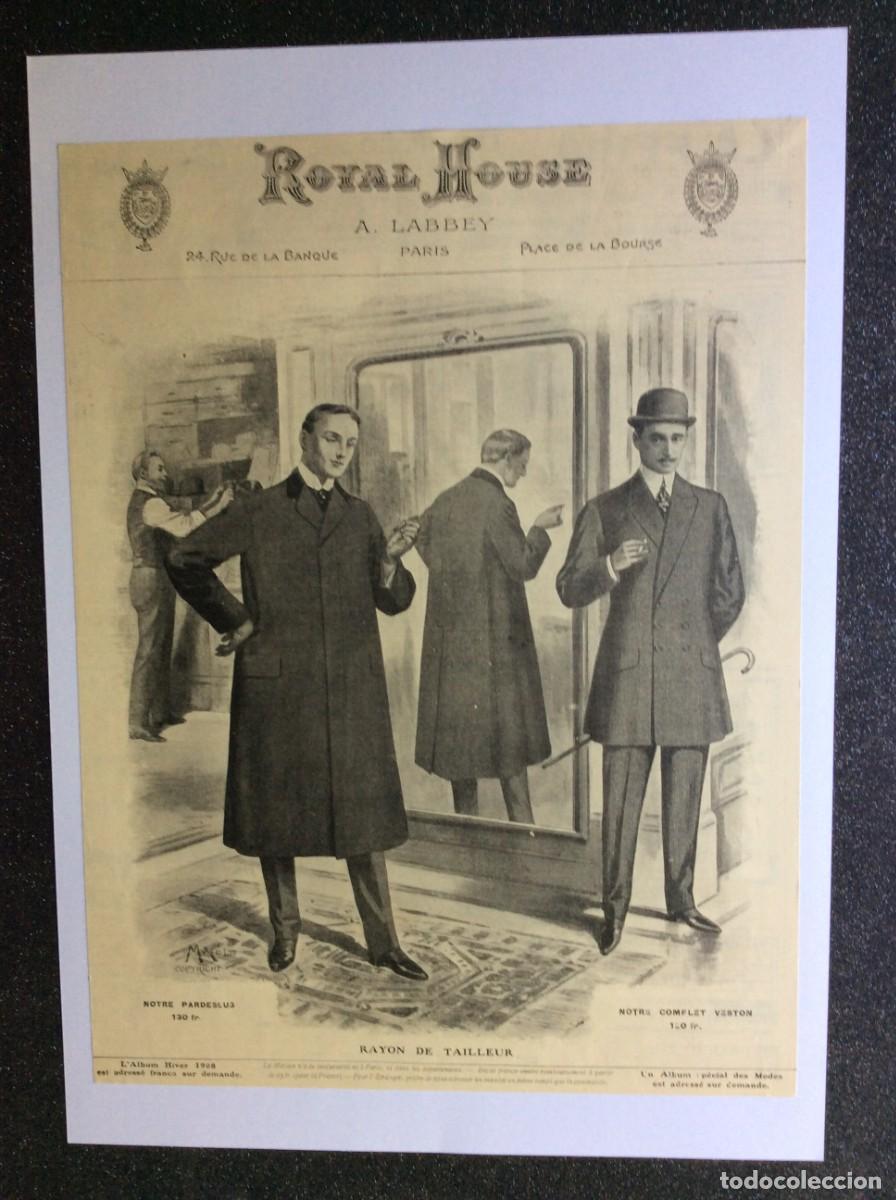 Carteles publicitarios: Publicidade: Royal Hose - A. Labbey, Paris. Ano 1908 - Foto 1