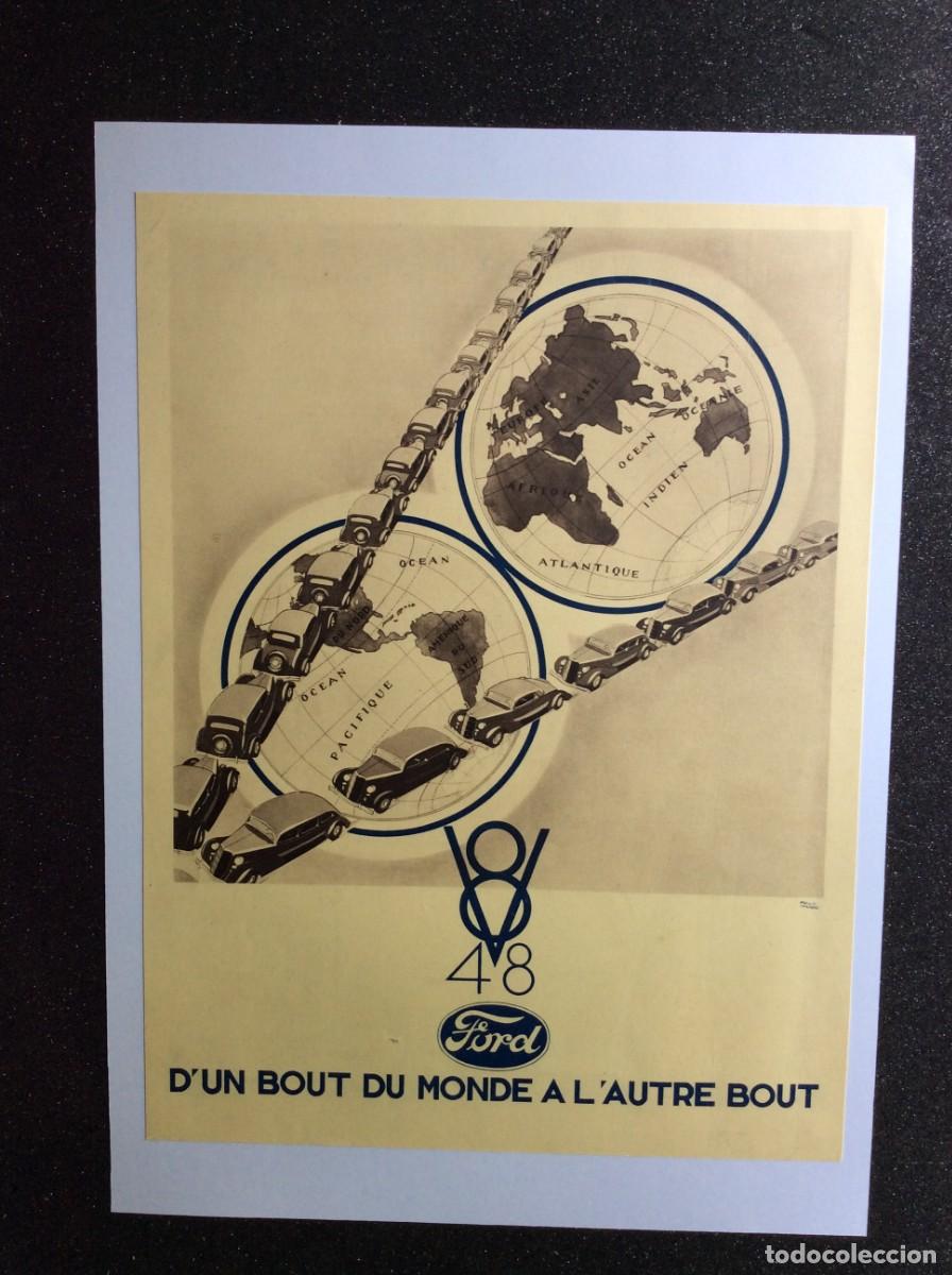Carteles publicitarios: Publicidade: Ford V8 48. Ano 1934 - Foto 1