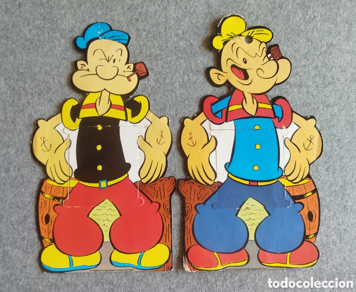 Advertising Posters: 1984 POPEYE 2 CARTONES FIGURAS TROQUELADAS DISPLAY PUBLICIDAD PROMOCIONALES PUBLICITARIOS TROQUEL
