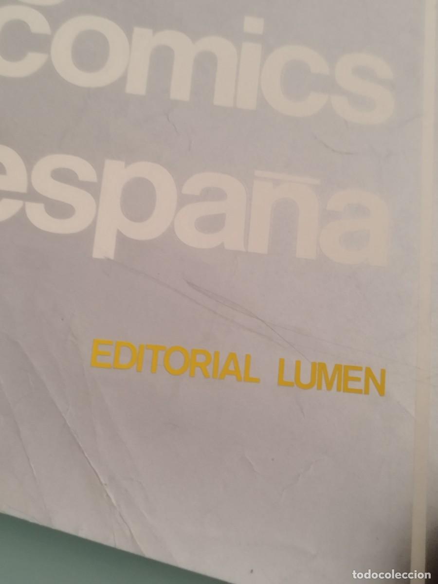 Carteles publicitarios: Cartel, los comics en espa&ntilde;a. Editorial Lumen. - Foto 2