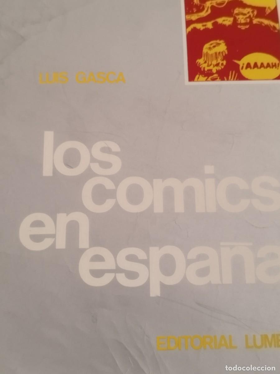 Carteles publicitarios: Cartel, los comics en espa&ntilde;a. Editorial Lumen. - Foto 3