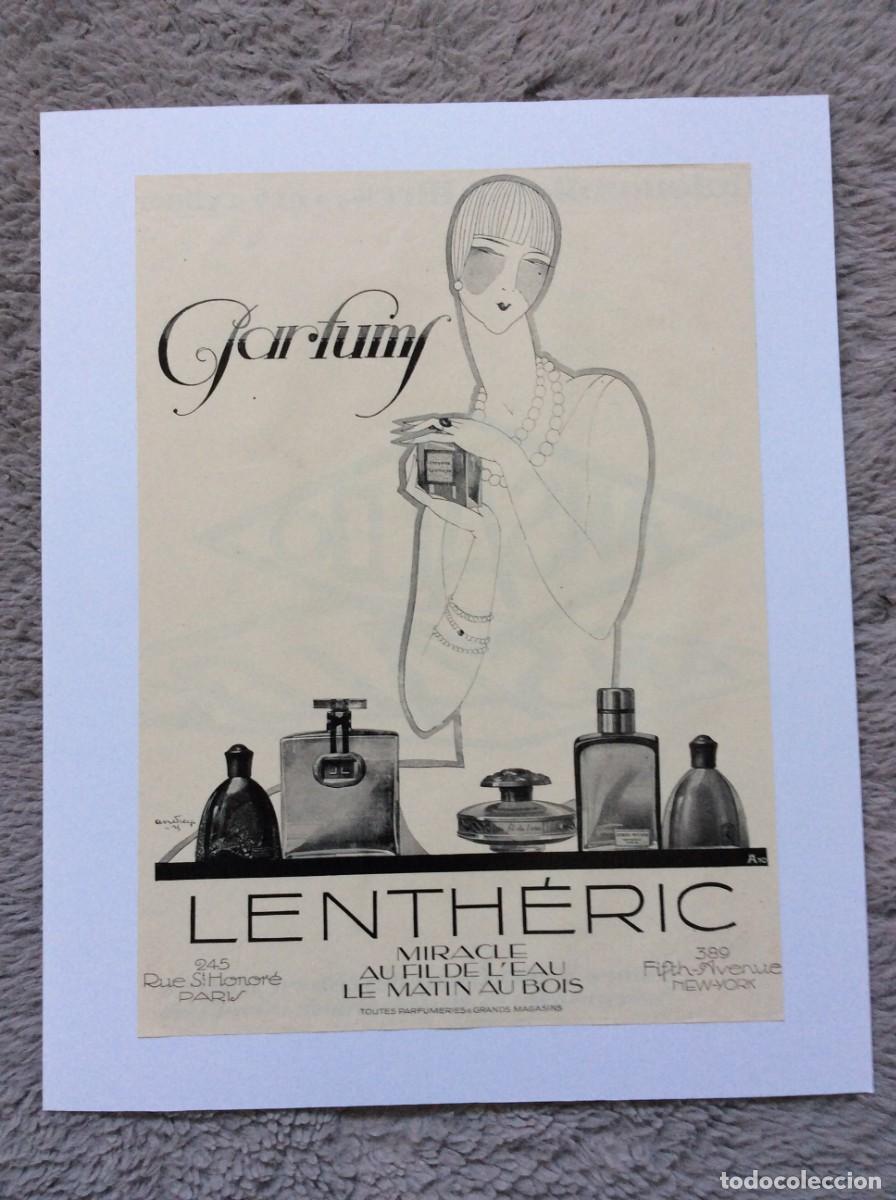 Carteles publicitarios: Publicidade francesa de 1926 - Parfums Lenth&eacute;ric - Foto 1