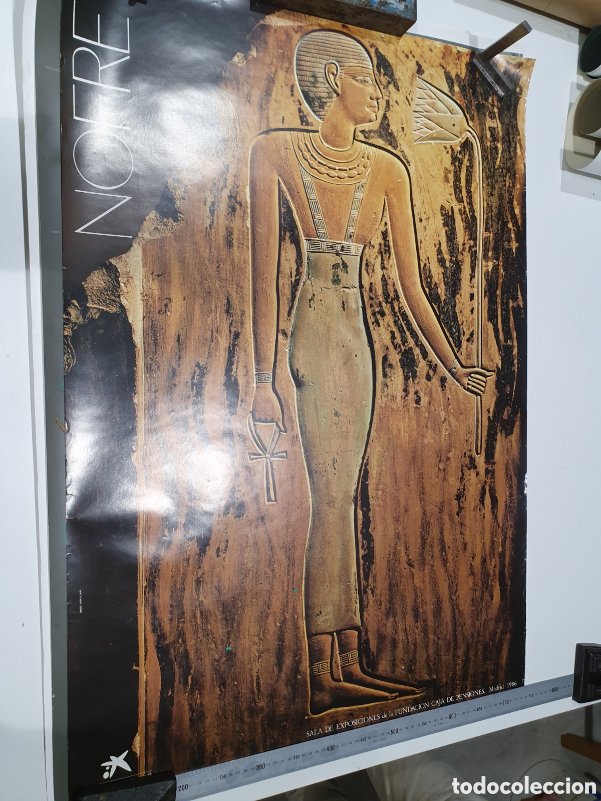 Carteles Publicitarios: NOFRE. ANTIGUO CARTEL EXPOSICION FUNDACION CAJA DE PENSIONES. MADRID 1986.