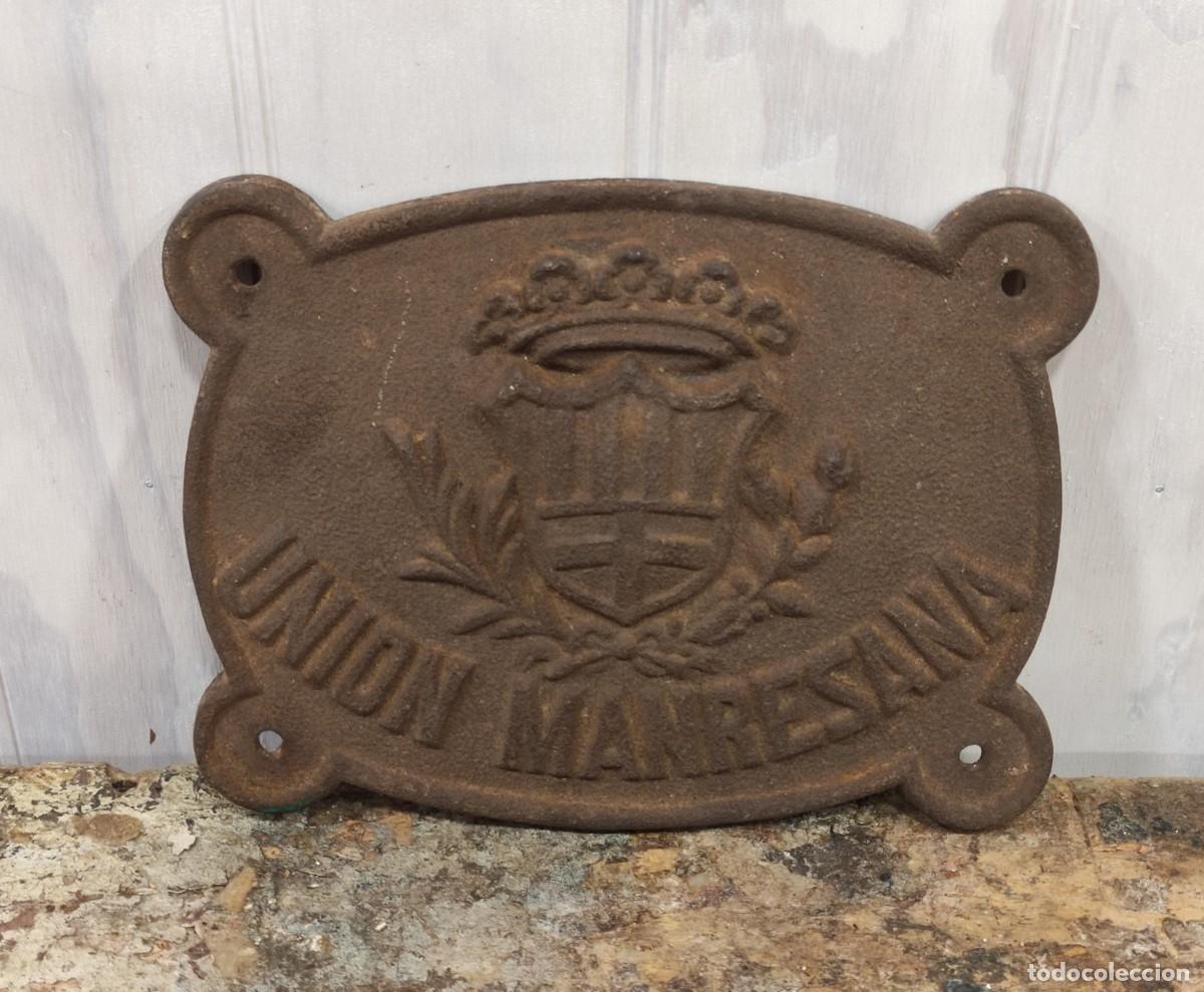 Affiches Publicitaires: Placa fundici&oacute;n Uni&oacute;n manresana