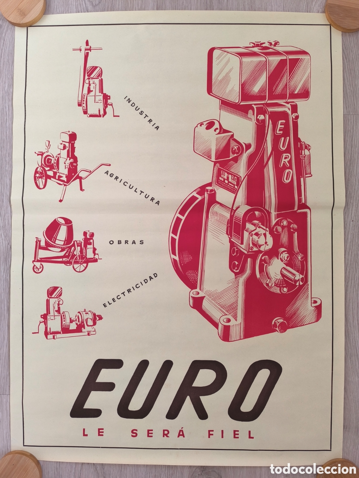 Carteles Publicitarios: RW CARTEL PUBLICIDAD MAQUINARIA EURO CPU20