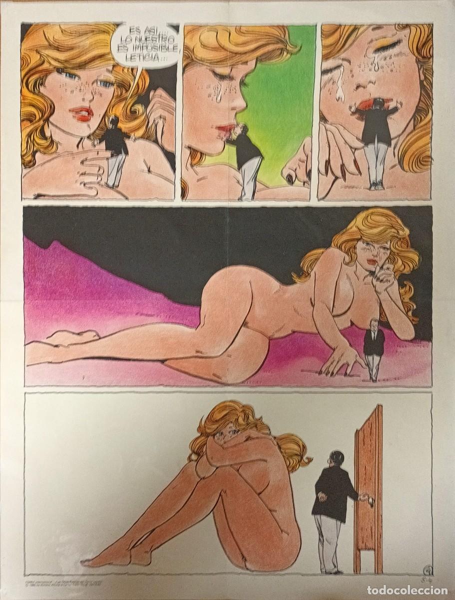 Cartazes Publicit&aacute;rios: POSTER HORACIO ALTUNA & CARLOS TRILLO - COMIX INTERNACIONAL 1980 / 54 x 41 Cm.