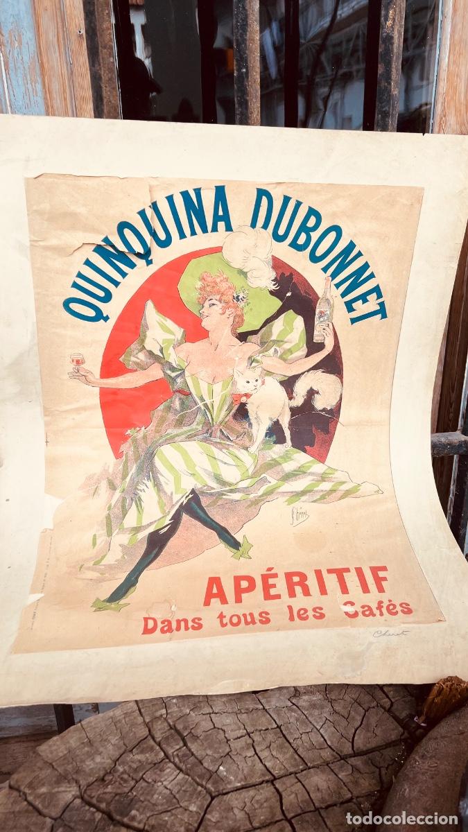 Carteles Publicitarios: Cartel ch&eacute;ret quinquina dubonnet ap&eacute;ritif dans tous les caf&eacute;s impr chaix paris litho