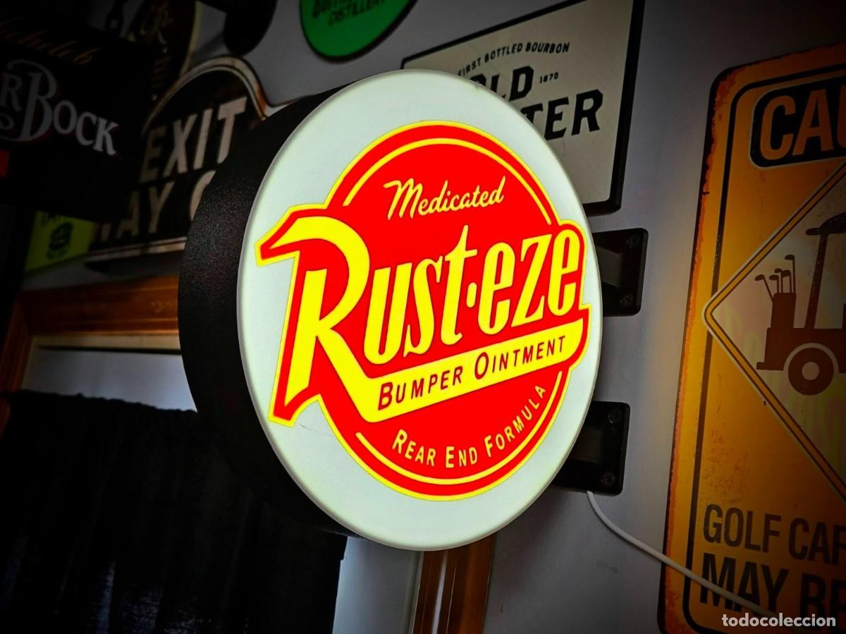 Carteles Publicitarios: Cartel Luminoso LED RUST-EZE (Cars)