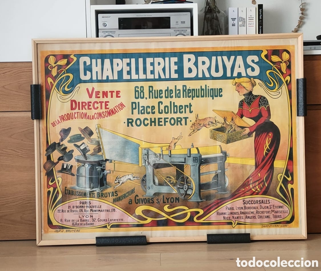 Carteles Publicitarios: Cartel original art nouveau franc&eacute;s