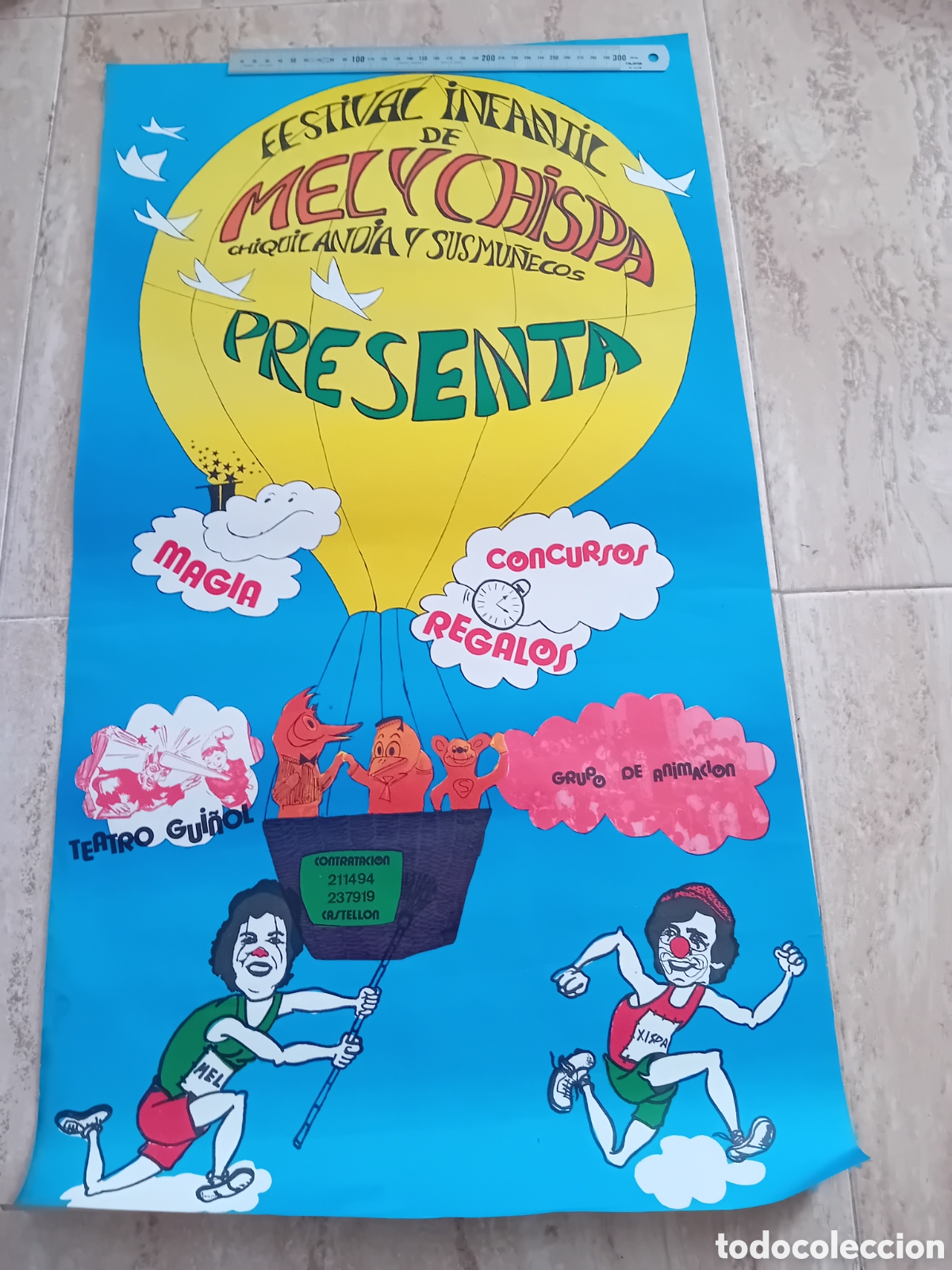 Affissi Pubblicitari: Antiguo poster Festival Infantil MELYCHISPA