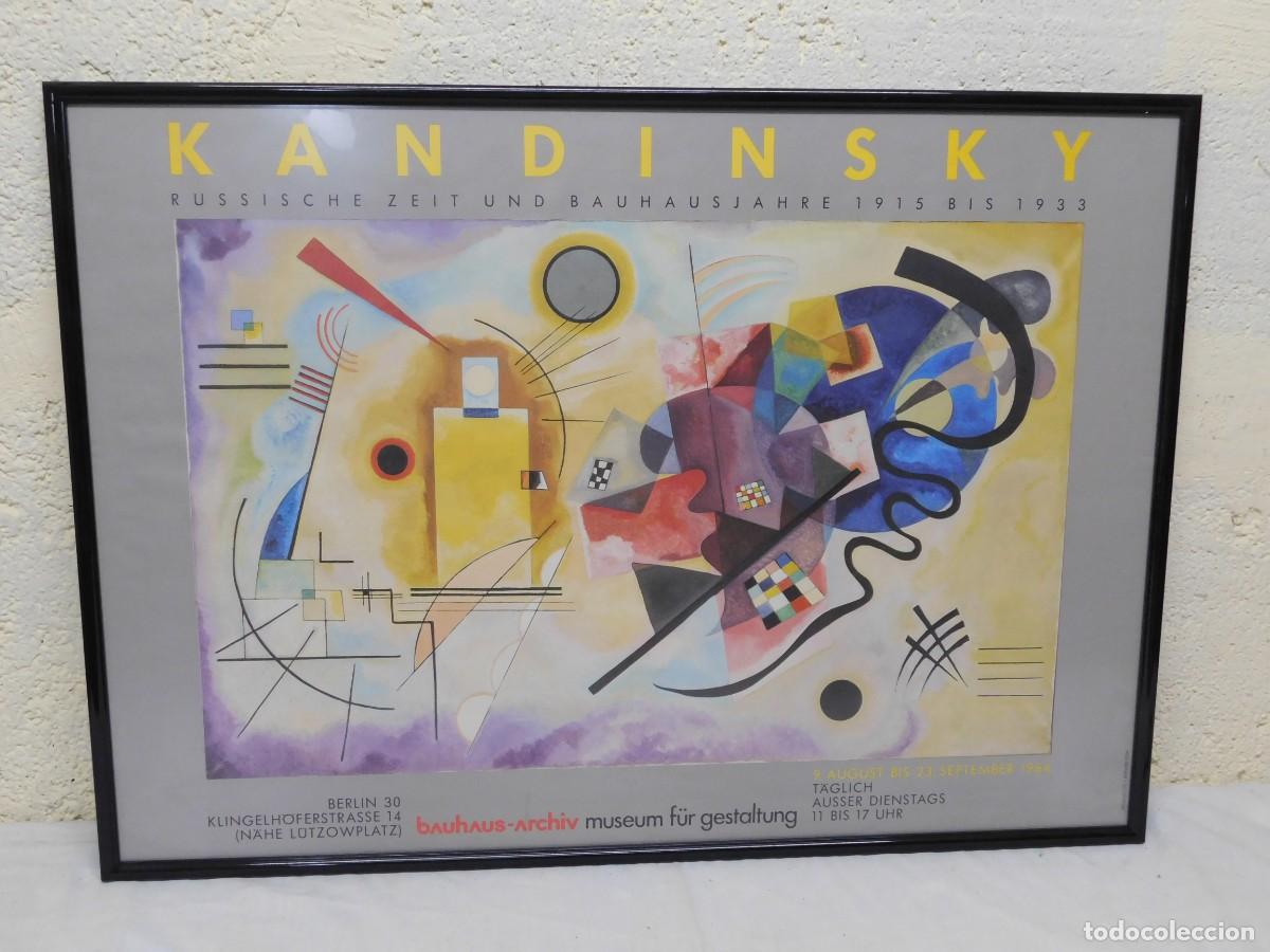 Advertising Posters: CARTEL PUBLICITARIO AMARILLO, ROJO Y AZUL - WASSILY KANDINSKY - 1984