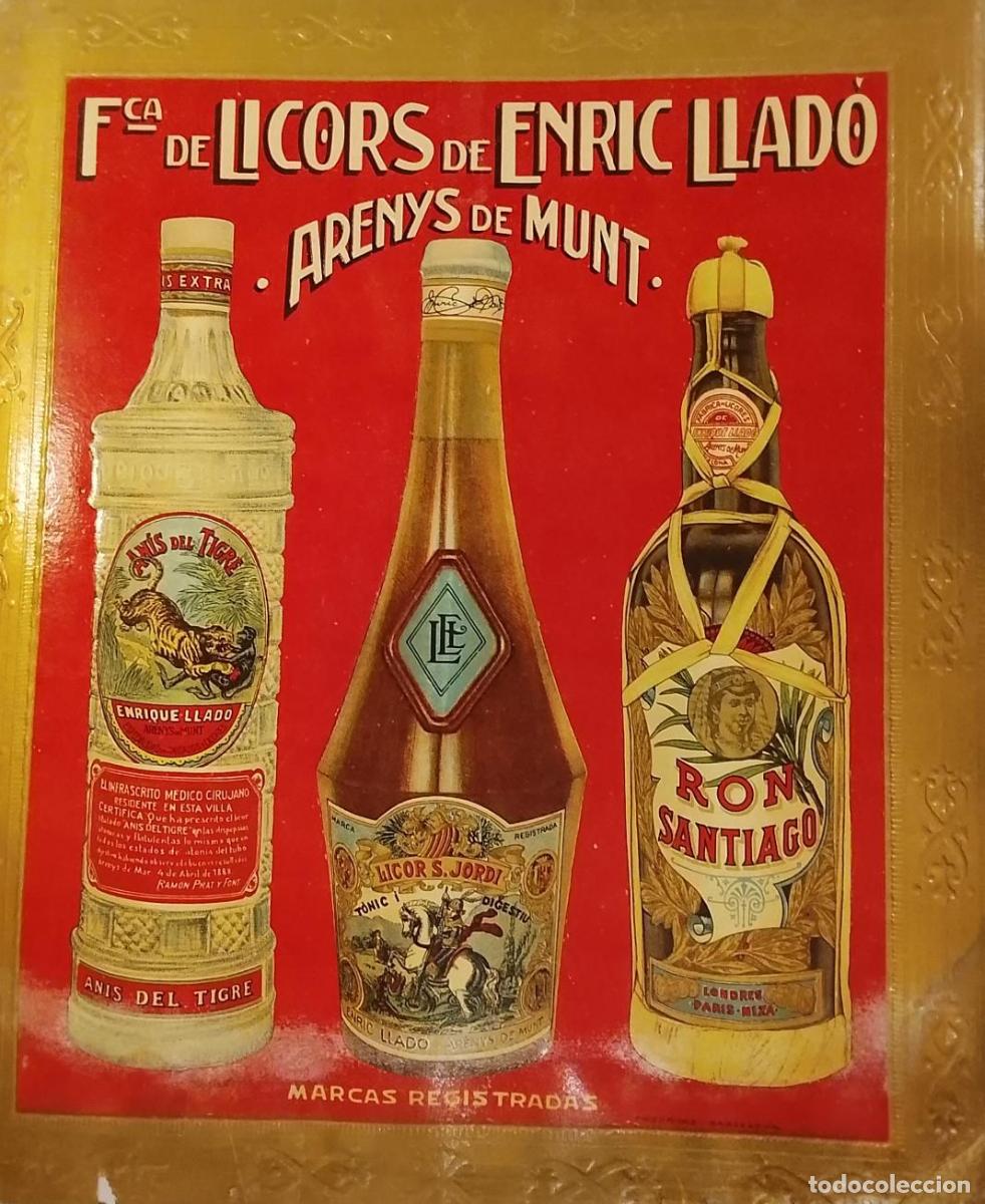 Affissi Pubblicitari: ARENYS DE MUNT - LICORS ENRIC LLADO - ANIS DEL TIGRE, SANT JORDI ETC - CARTEL ANTIGUO - PUBLICIDAD