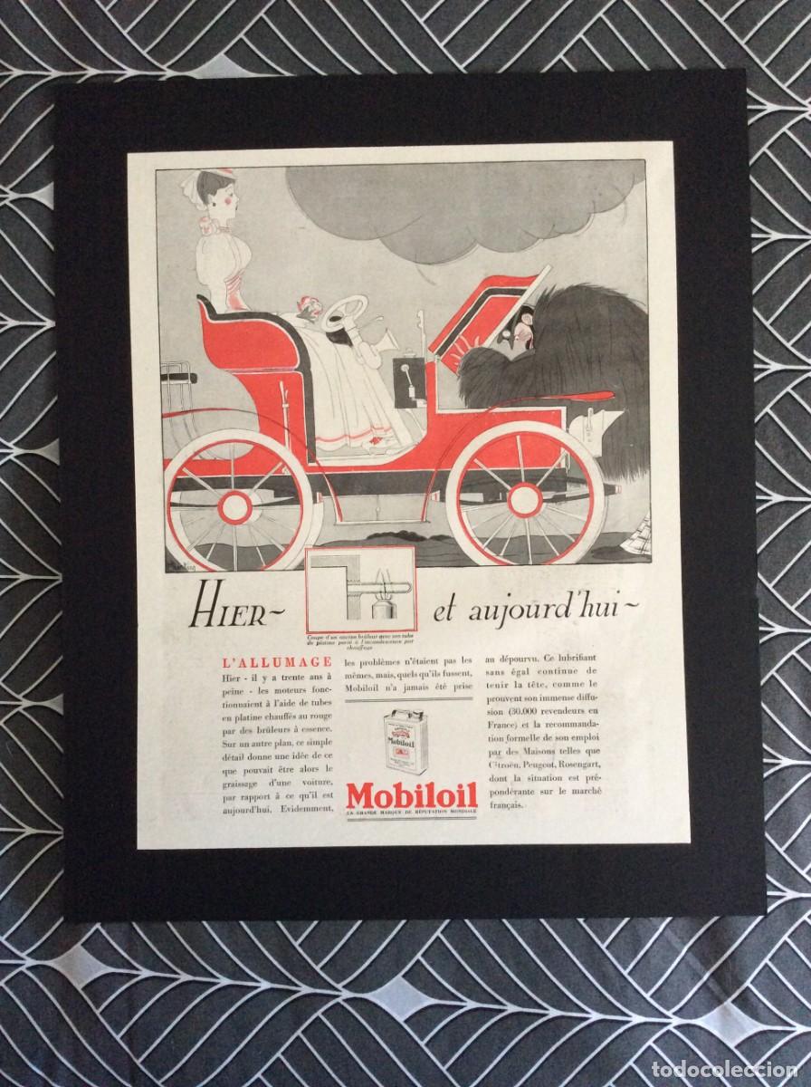 Carteles Publicitarios: Publicidade francesa- Mobiloil, 1930
