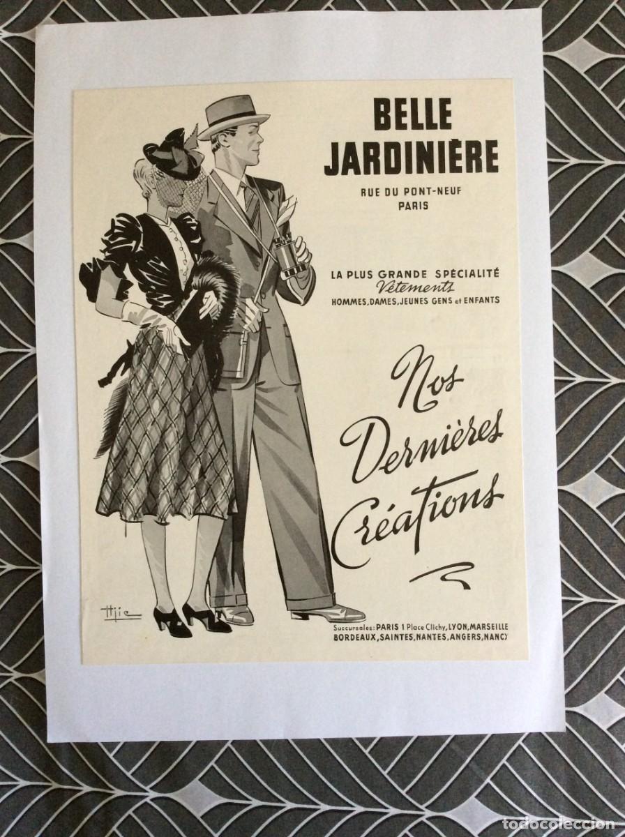 Carteles Publicitarios: Publicidade: Belle jardini&egrave;re, Paris. Ano 193?