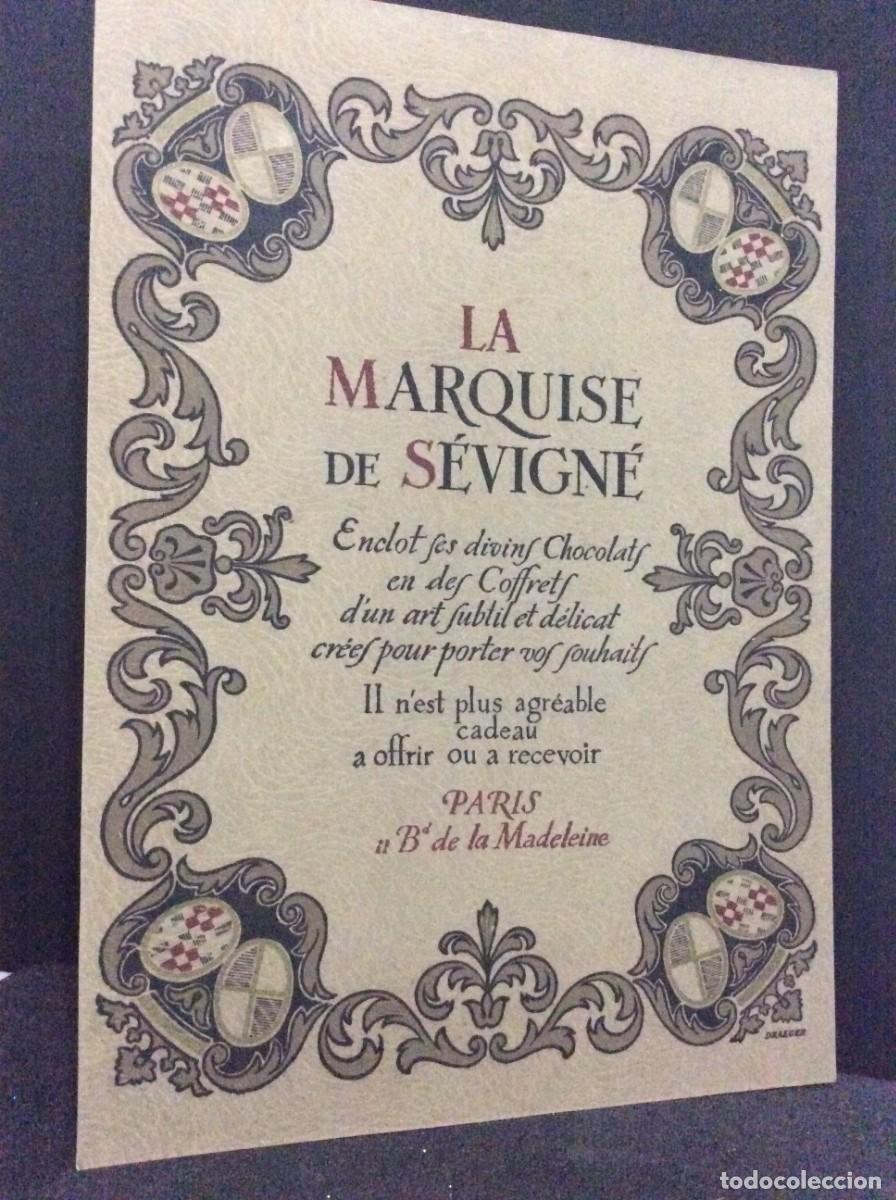 Carteles Publicitarios: Pubicidade - La Marquise de S&eacute;vign&eacute; - ano 193?