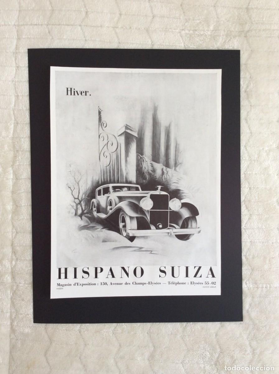 Carteles Publicitarios: Publicidade de 1935 - Hispano Suiza Ren&eacute; Ravo