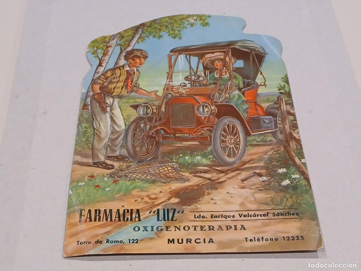Affissi Pubblicitari: Publicidad Farmacia Luz Murcia, calle Torre de Romo, a&ntilde;os 30, de cart&oacute;n