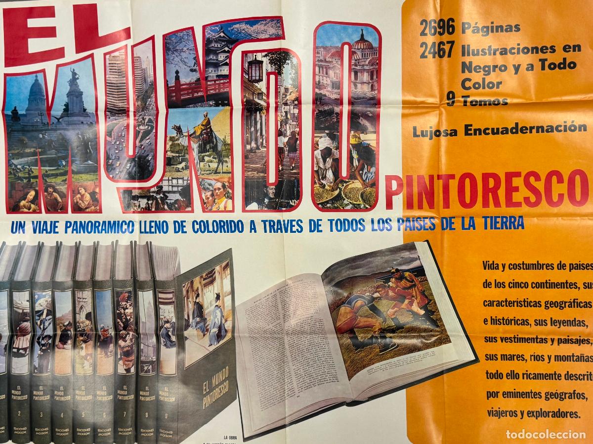 Affissi Pubblicitari: EL MUNDO PINTORESCO - EDICIONES JACKSON - CARTEL PUBLICIDAD - VER FOTOS