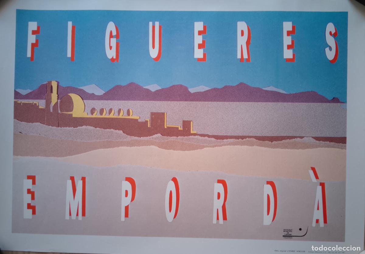 Advertising Posters: CARTEL PUBLICITARIO DE FIGUERES (ALT EMPORD&Agrave;) &ndash; ENRIC NOGUER - 1987