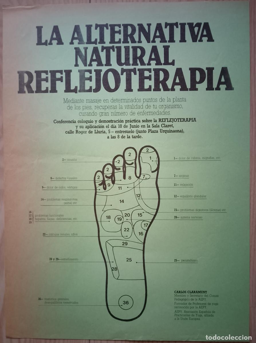Carteles Publicitarios: CARTEL CONFERENCIA Y DEMOSTRACI&Oacute;N PR&Aacute;CTICA SOBRE REFLEXOTERAPIA