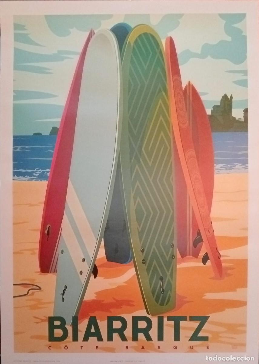 Carteles Publicitarios: BIARRITZ - &Eacute;DITIONS FRICKER / FRANCE - GAZELLE PRODUCCIONS 70 x 50 Cm.