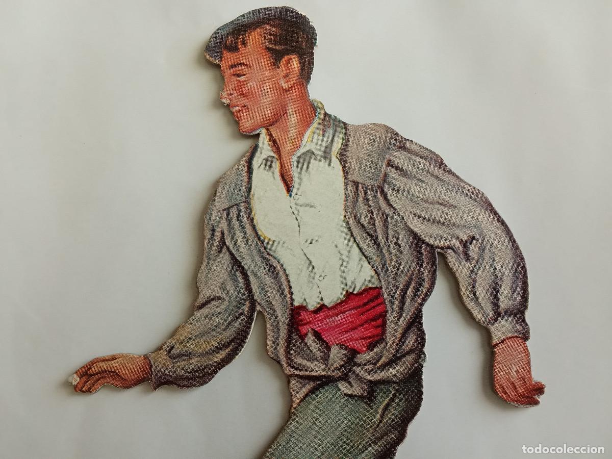 Carteles Publicitarios: Figura troquelada (25 cm ) Vasquitos confiter&iacute;a Goya Vitoria a&ntilde;os 50