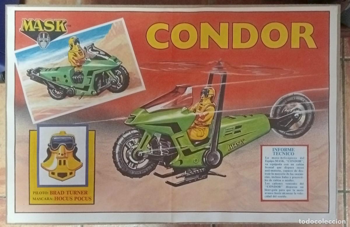 Carteles Publicitarios: CARTEL METAL MASK - CONDOR - EDICIONES M.C. 1985 / 45,5 x 30 Cm.