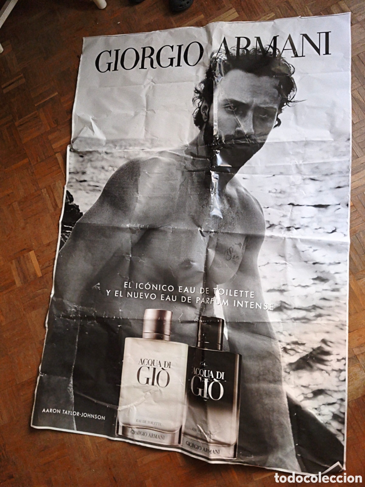 Carteles publicitarios: Poster Giorgio Armani. Aaron Taylor-Johnson