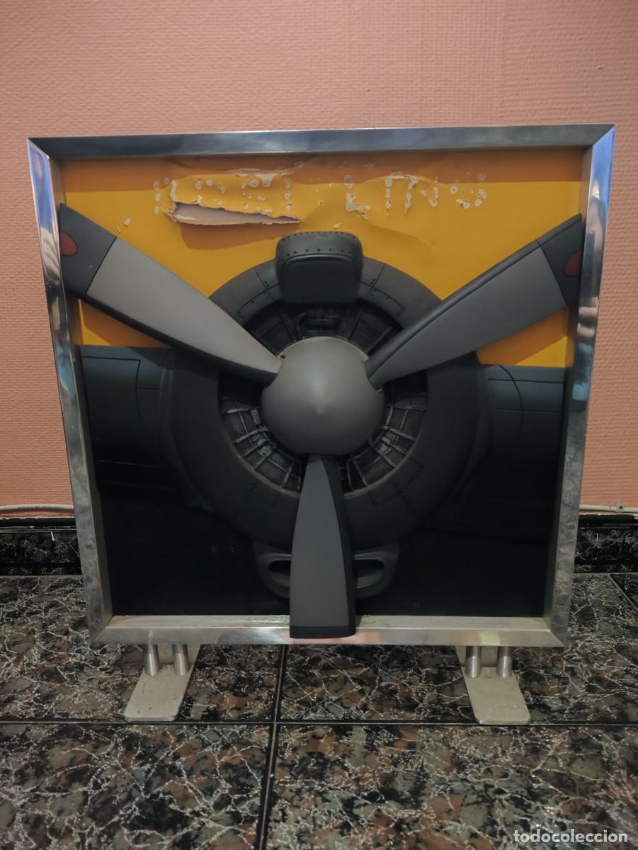 Carteles publicitarios: Expositor publicitario original BREITLING 3D doble cara &ndash; Relojer&iacute;a &ndash; Aviaci&oacute;n