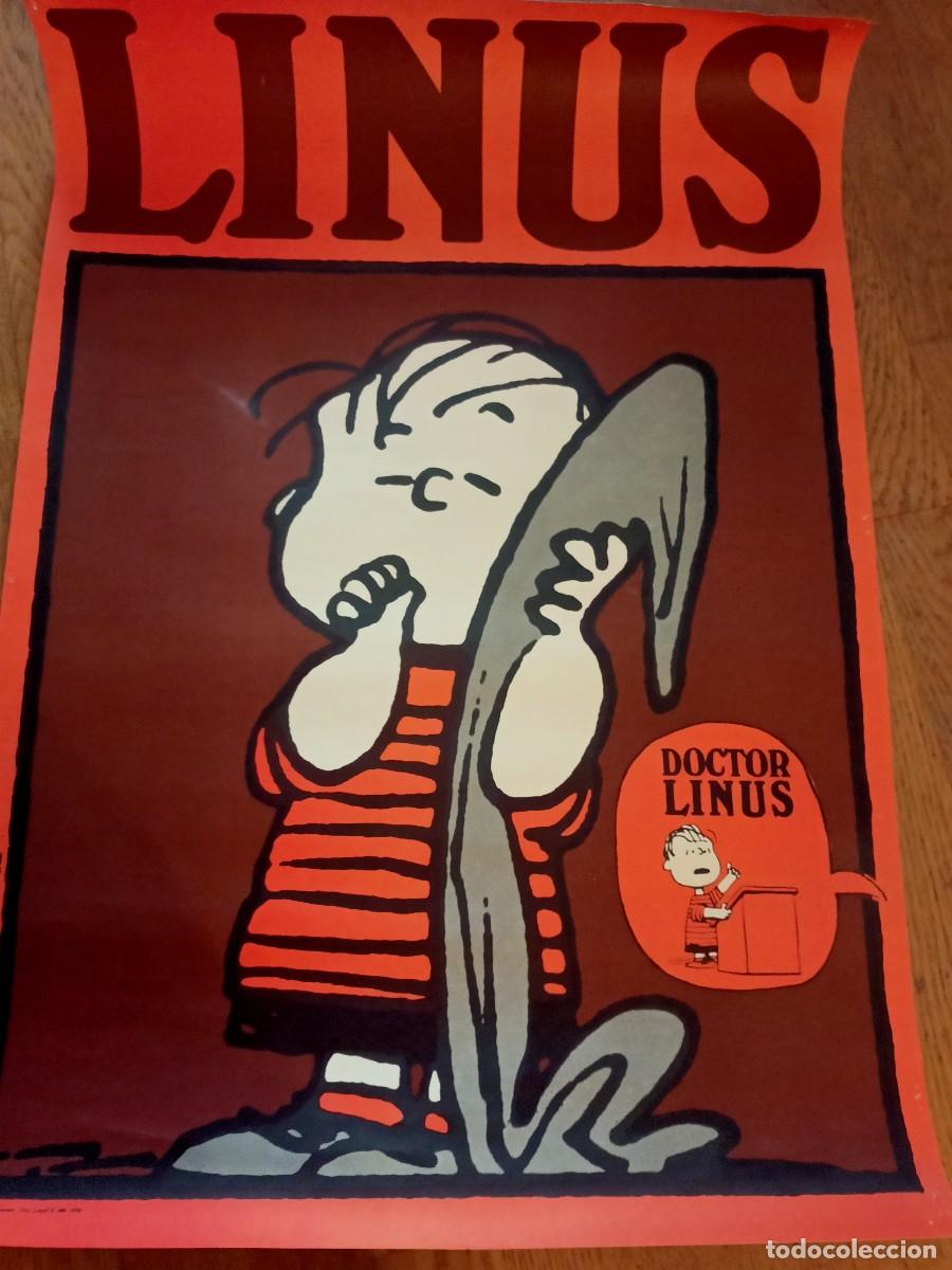 Carteles publicitarios: POSTER PUBLICITARIO &rdquo;LINUS&rdquo; (DOCTOR LINUS) DE 68 X 48 CM.
