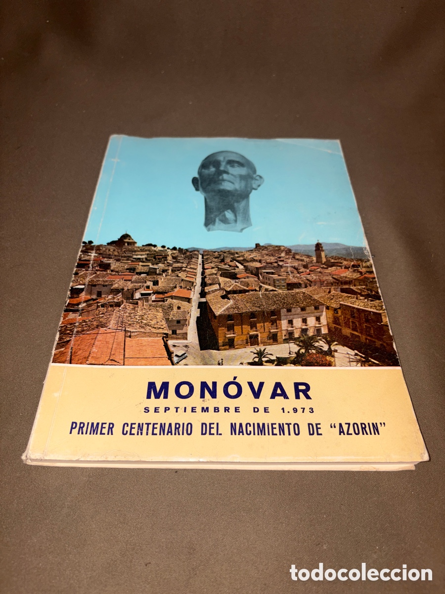 Carteles publicitarios: Libro de fiestas MONOVAR fiestas de septiembre 1973*ver fotos*