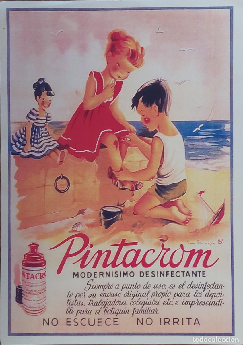 Carteles publicitarios: ANTIGUO CARTEL DE PUBLICIDAD( PIMTACROM )DE EUPINCA S.A. 1940