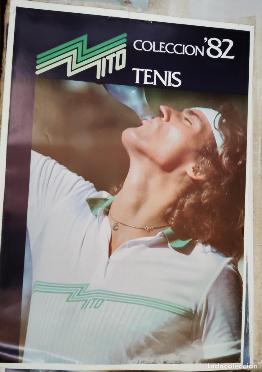 Carteles publicitarios: CARTEL MITO TENIS 1982..EL ENVIO CERTIFICADO ESTA INCLUIDO.
