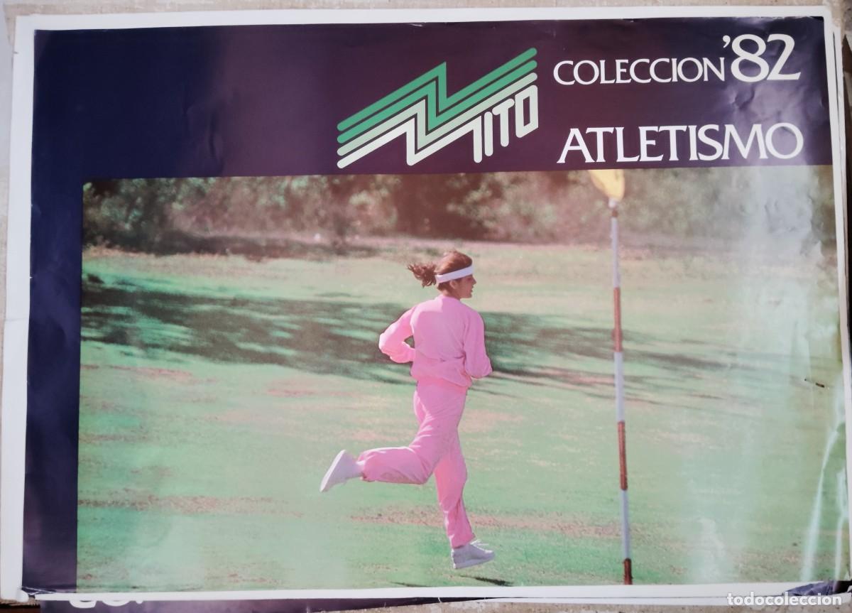 Carteles publicitarios: CARTEL MITO ATLETISMO 1982..EL ENVIO CERTIFICADO ESTA INCLUIDO.