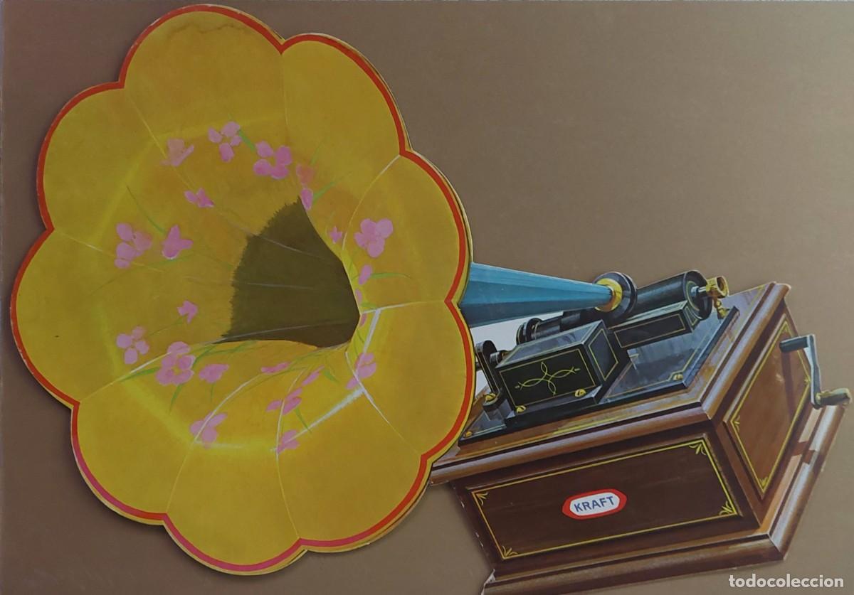 Carteles publicitarios: ANTIGUO CARTEL PUBLICIDAD TROQUELADO AMERICANO( KRAFT FOODS ) 1970