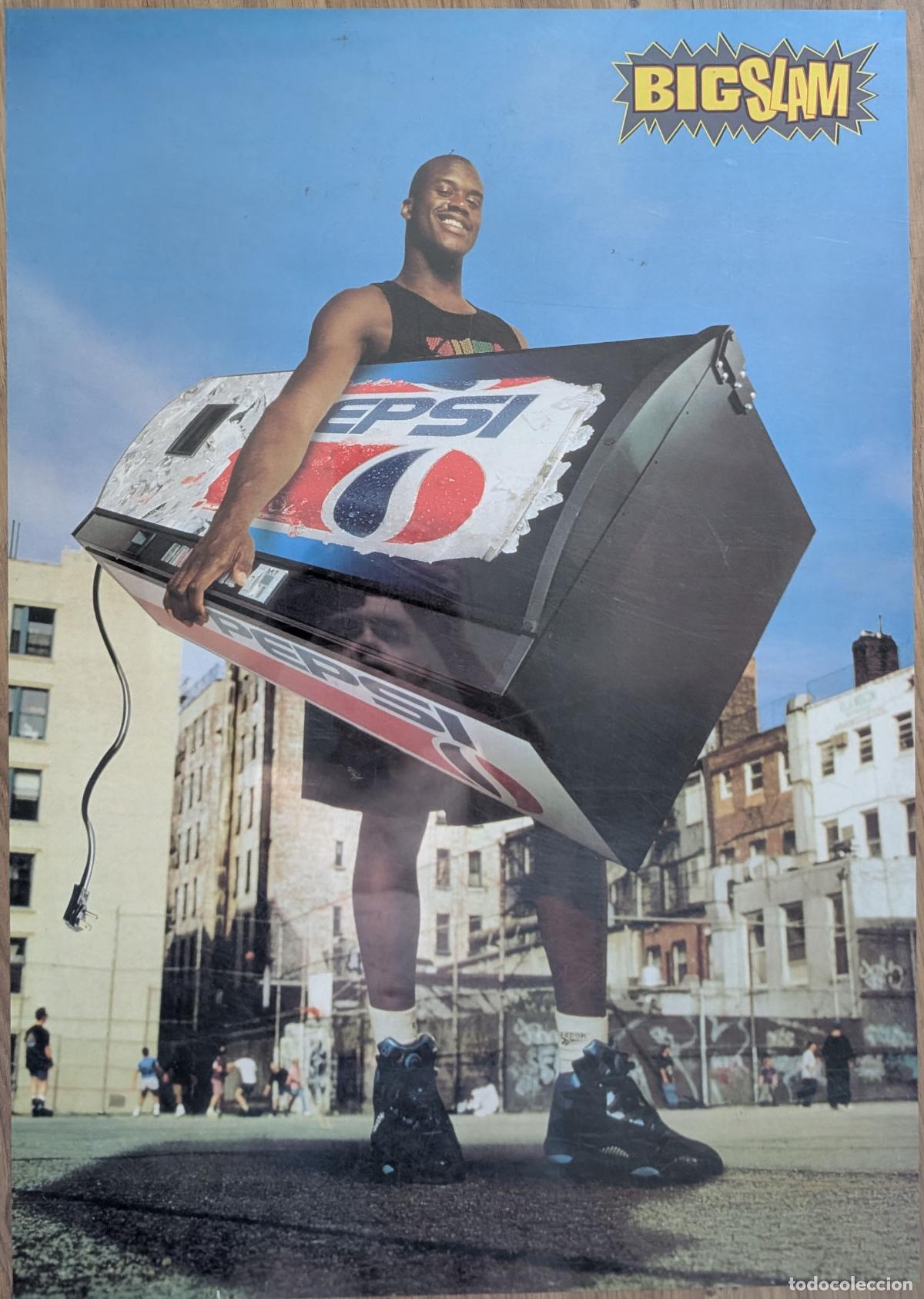 Carteles publicitarios: Poster Big Slam - Shaquille O'Neal - Pepsi