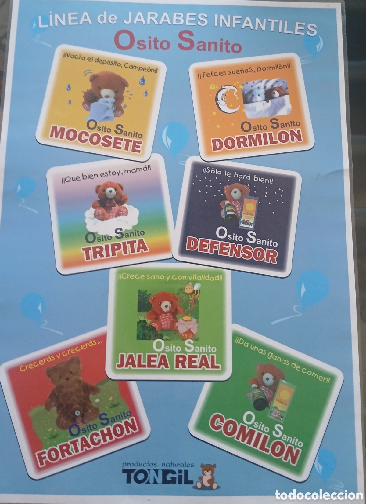 Carteles publicitarios: CARTEL PUBLICITARIO OSITO SANITO