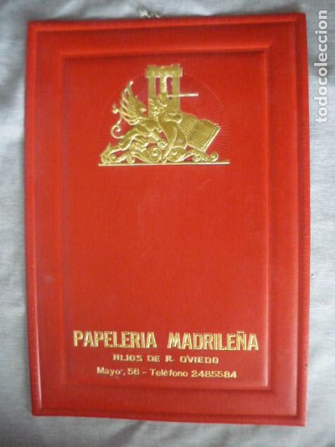 Carteles publicitarios: PAPELERIA MADRILE&Ntilde;A HIJOS DE R. OVIEDO CARTEL EN RELIEVE 32 X 46 CM