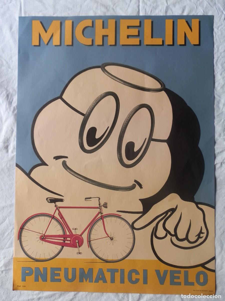 Carteles publicitarios: CARTEL LITOGRAFIADO MICHELIN. Arti Graf Fili Boneti. Milano. Mod. 1200. A&ntilde;os 80. Mide 67 x 48 cm.