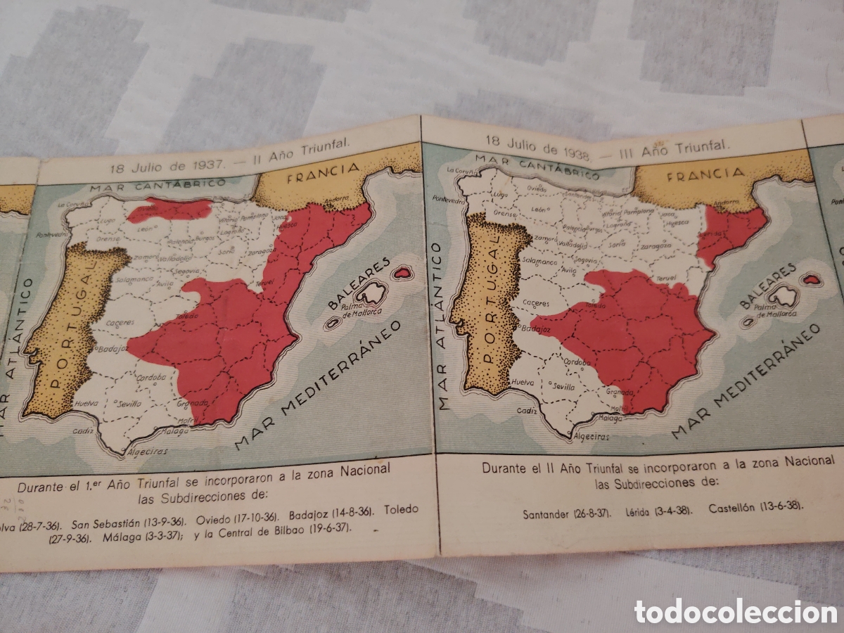 Carteles publicitarios: Compa&ntilde;&iacute;a an&oacute;nima de seguros AURORA. 1939 - Foto 4