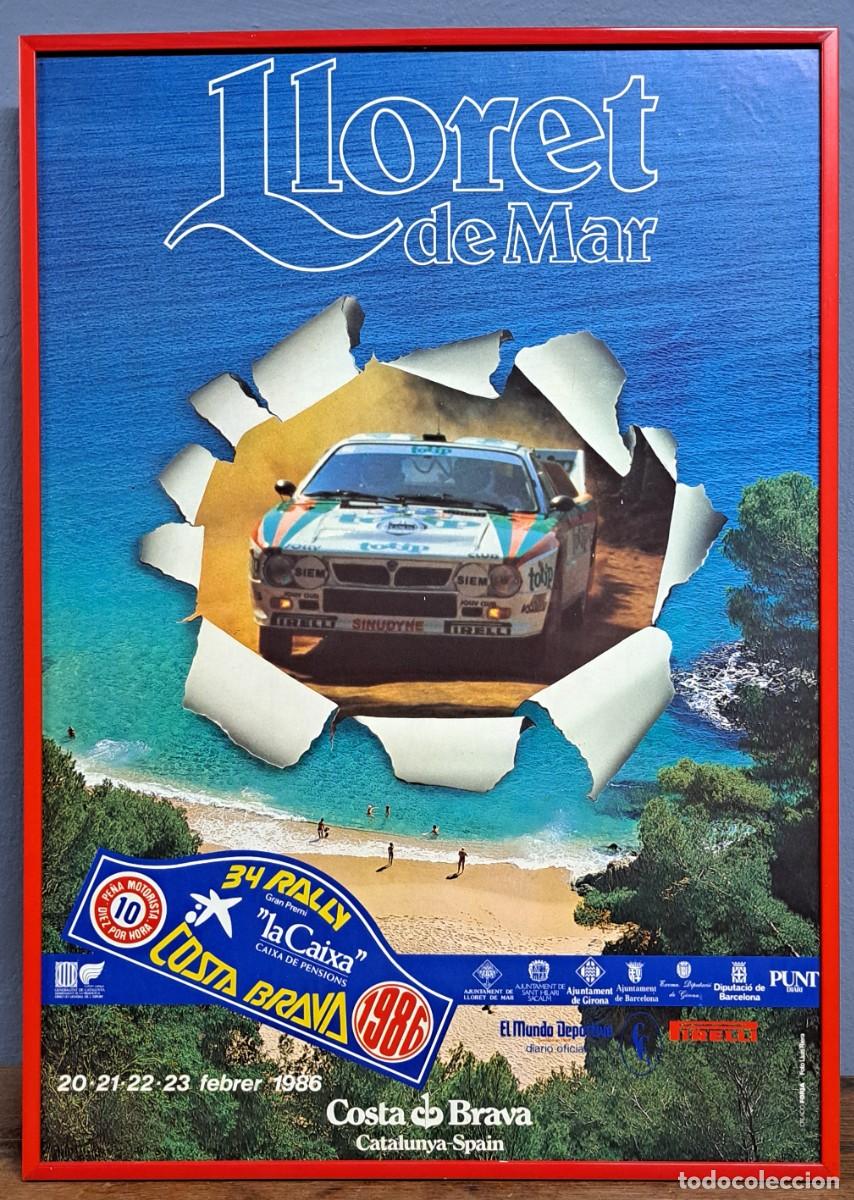 Carteles publicitarios: P&oacute;ster, Cartel original Rally Costa Brava 1986 &middot; Lloret de Mar &middot;