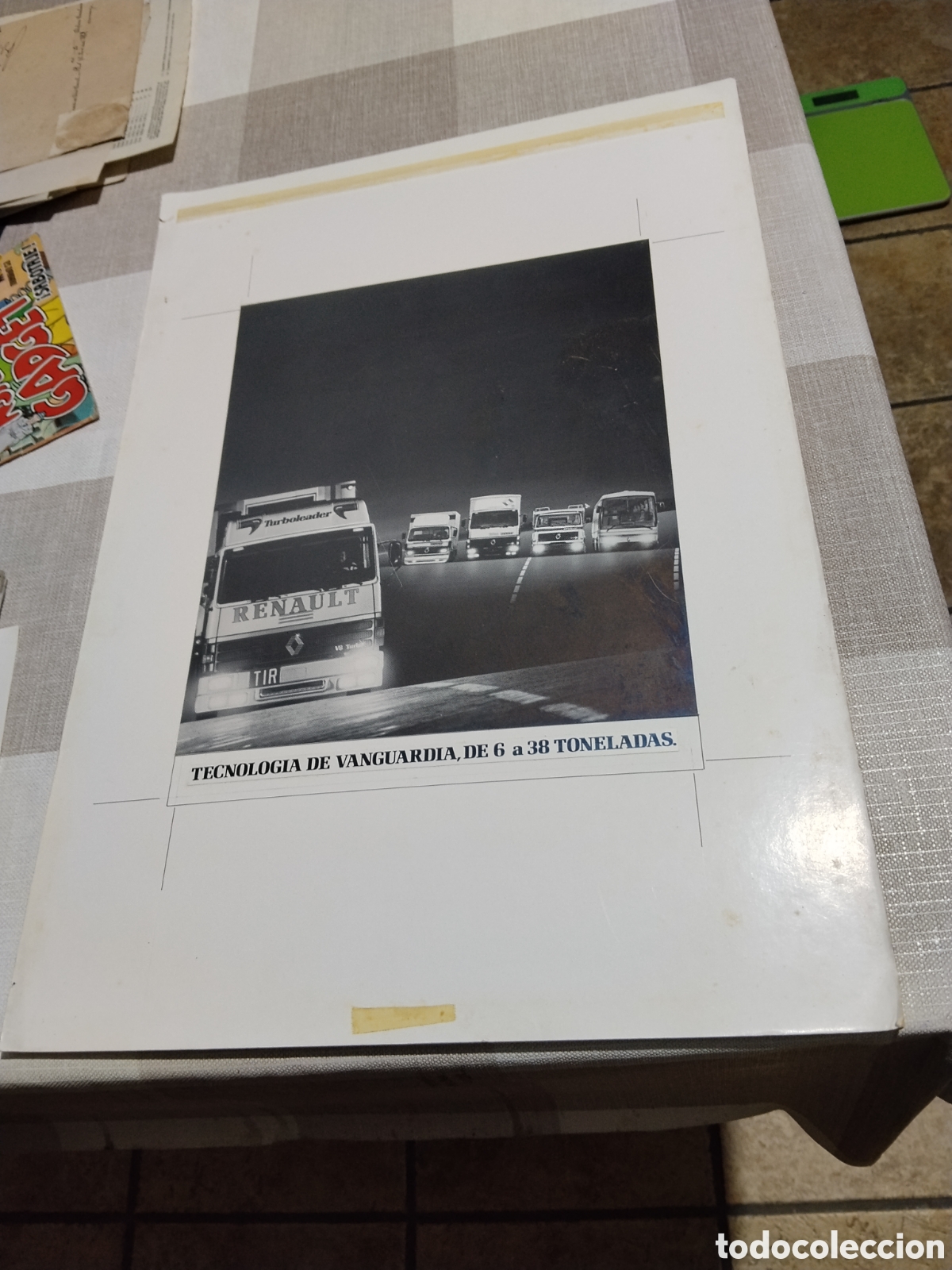 Affissi Pubblicitari: RENAULT clich&eacute; para publicidad camiones Renault de 6 a 38 toneladas