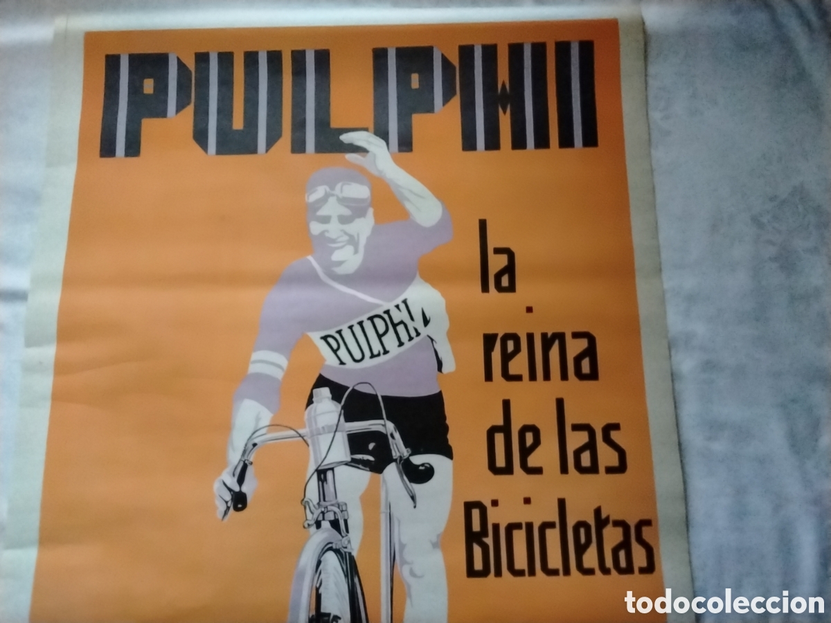 Carteles publicitarios: CARTEL BICICLETAS PULPHI 1928-29 - Foto 2