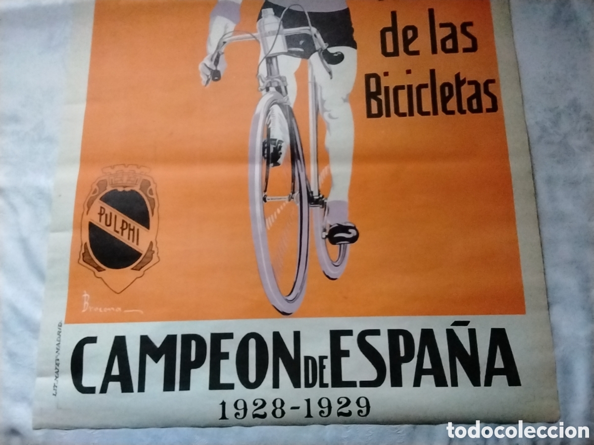 Carteles publicitarios: CARTEL BICICLETAS PULPHI 1928-29 - Foto 3