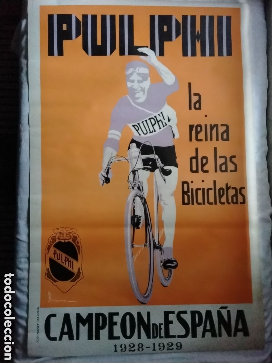 Carteles publicitarios: CARTEL BICICLETAS PULPHI 1928-29