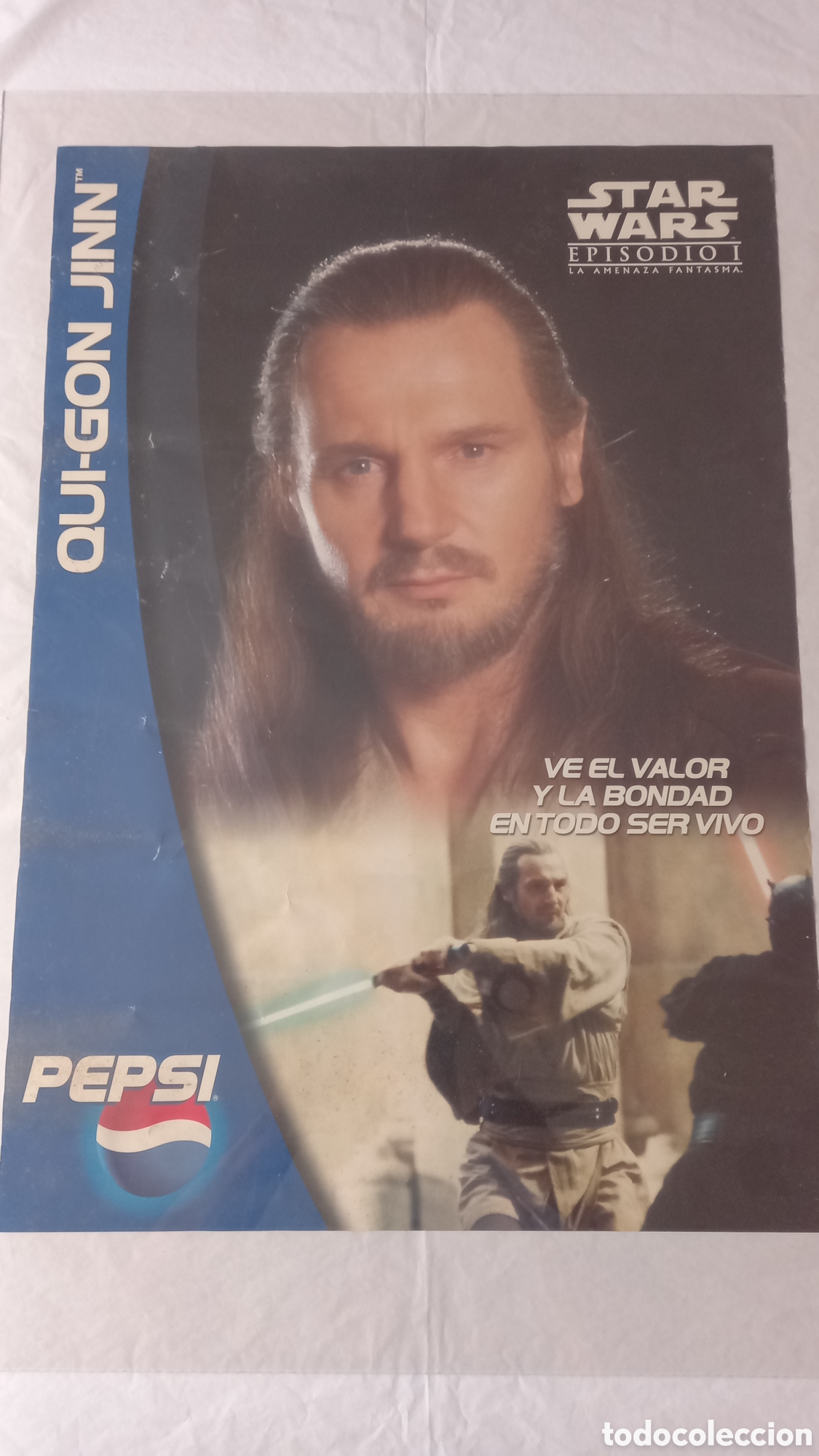 Carteles publicitarios: Cartel Star Wars Episodio I.Pepsi. 60 x 42 ctms