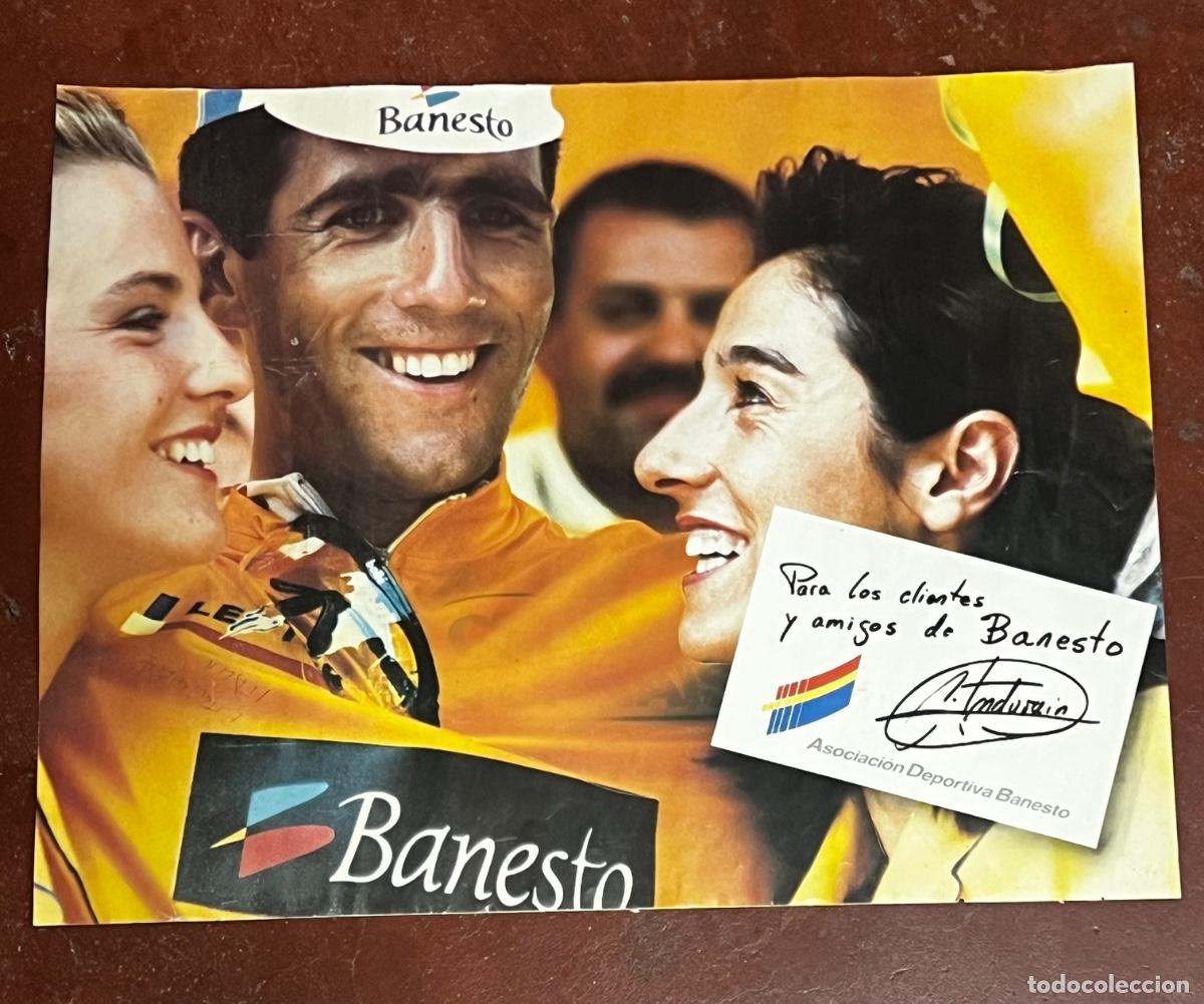 Carteles publicitarios: CARTEL PUBLICITARIO. INDURAIN. ASOCIACI&Oacute;N DEPORTIVA BANESTO.