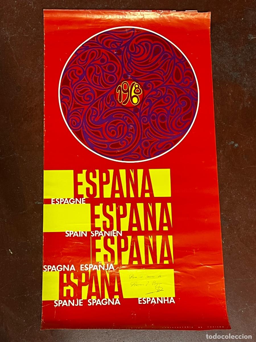 Carteles publicitarios: CARTEL PUBLICITARIO. ESPA&Ntilde;A. 1968. GRAN TAMA&Ntilde;O.