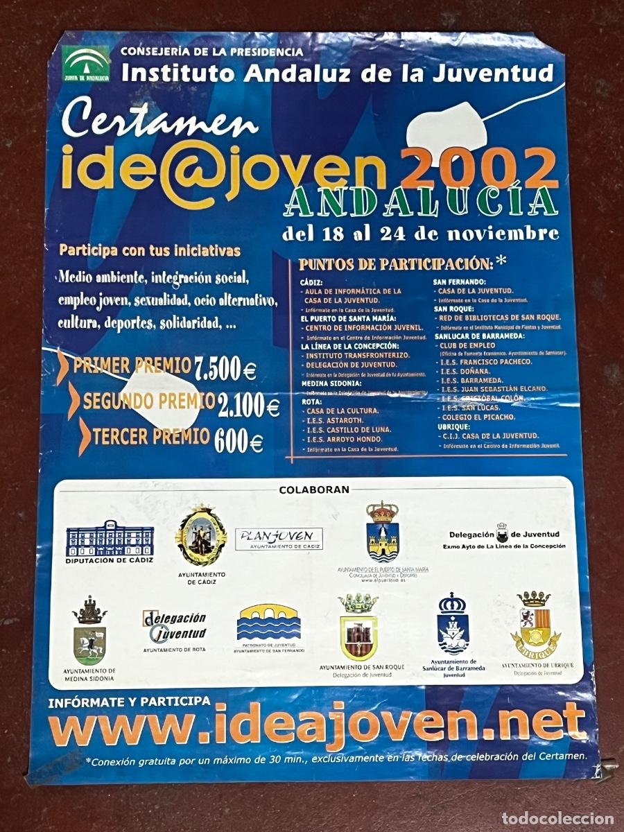 Carteles publicitarios: CARTEL PUBLICITARIO. INSTITUTO ANDALUZ DE LA JUVENTUD. 2002.